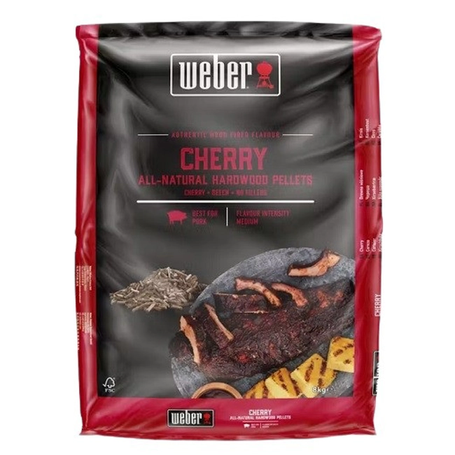 Vendita online Pellet di legno aroma Ciliegio Weber